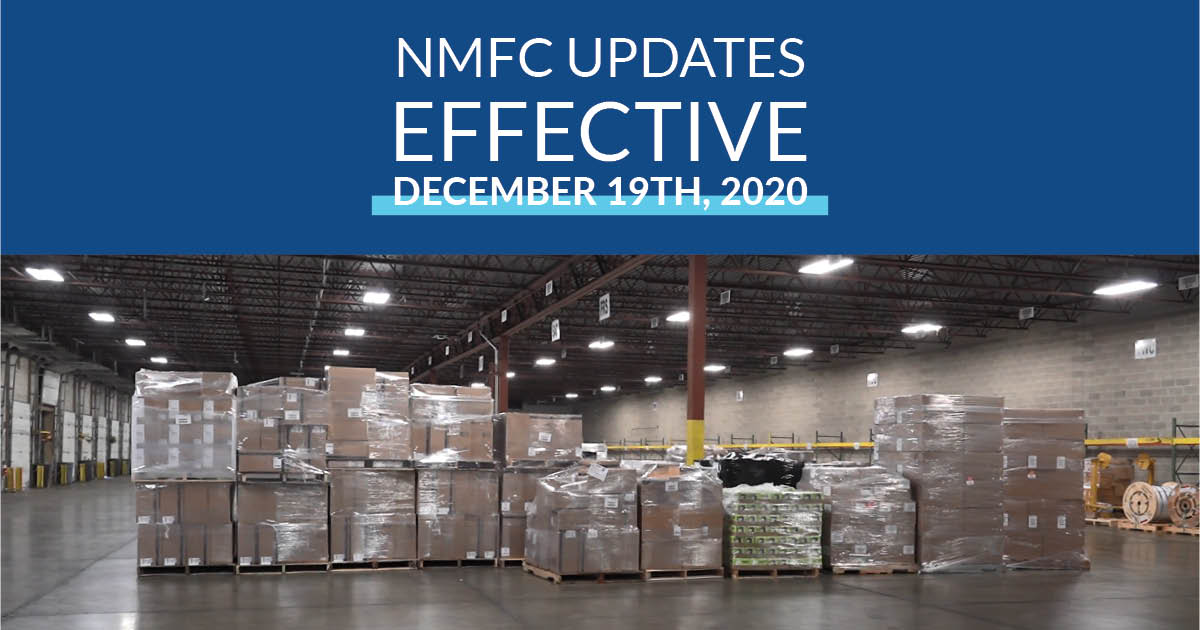 NMFC Updates Effective December 19, 2020